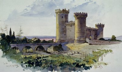 Tivoli, 19th century by Edward Lear